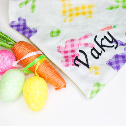 Personalized Easter Dog Bandana