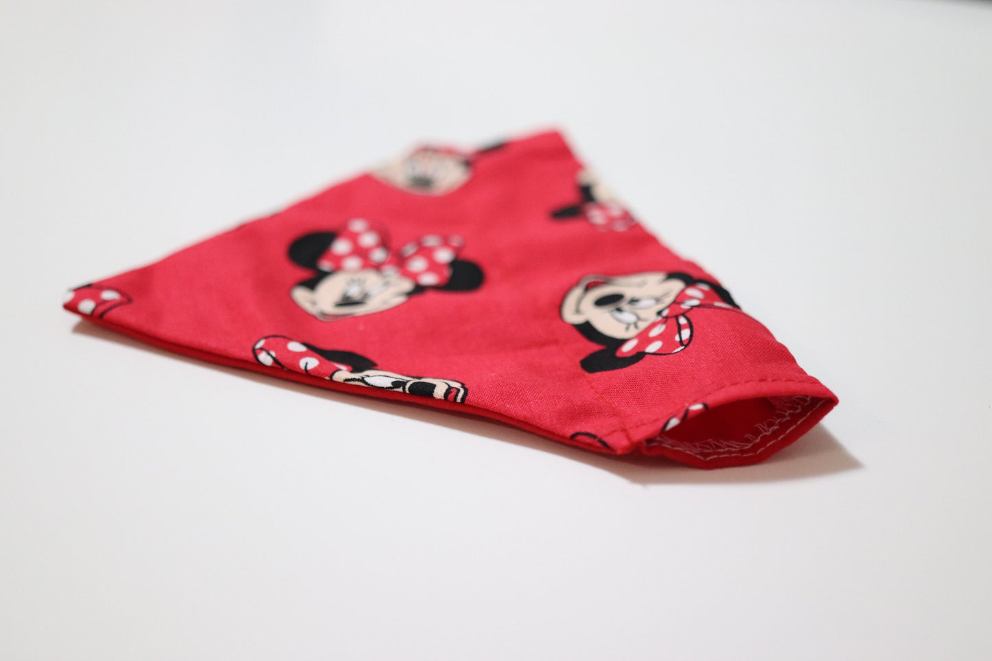 Personalized Minnie Dog Bandana Over The Collar