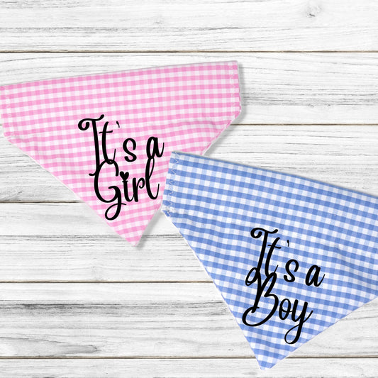 Pregnancy Announcement Dog Bandana