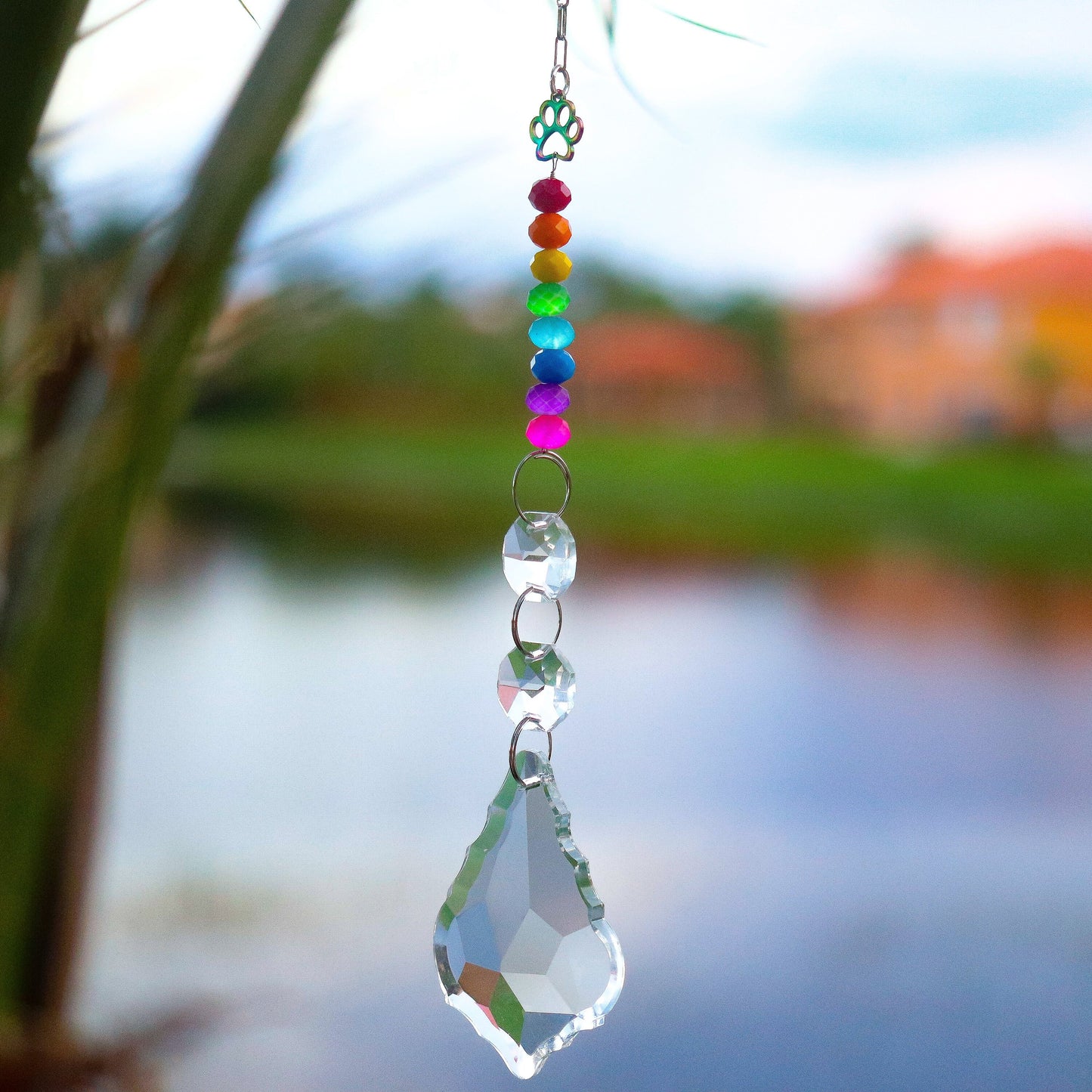 Pet Memorial Rainbow Bridge- Suncatcher