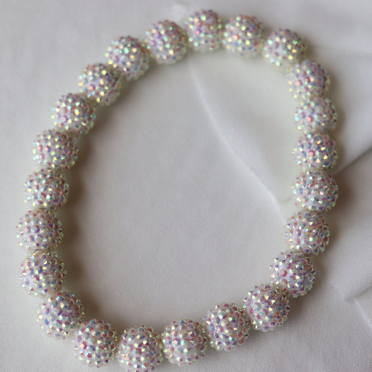 Elastic Pearl Dog Collar