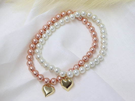 Elastic Pearl Dog Collar