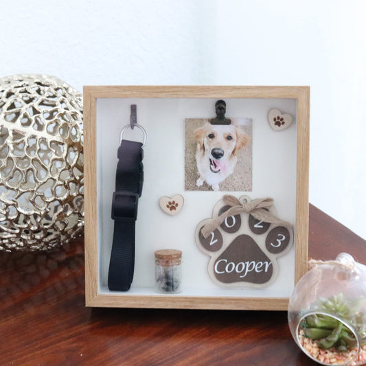 Custom Pet Memorial Shadow Box