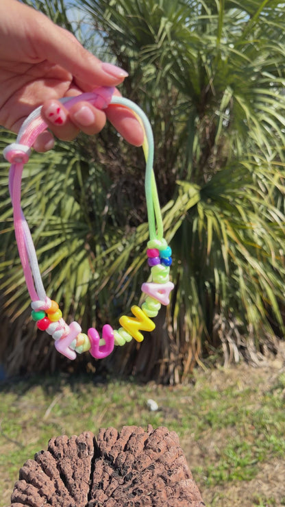 ¡Diseña tu propio collar AJUSTABLE para perros o gatos! Nombre, cuentas y correa personalizados